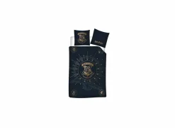 Dekbedovertrek Harry Potter 140x200cm - polyester/katoen - zwart