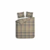 Dekbedovertrek Leonardo 140x220cm - katoen flanel - beige
