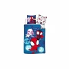 Dekbedovertrek Spidey 140x200cm - polyester/katoen - blauw