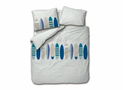 Dekbedovertrek Surfboard 140x200/220cm - katoen - blauw