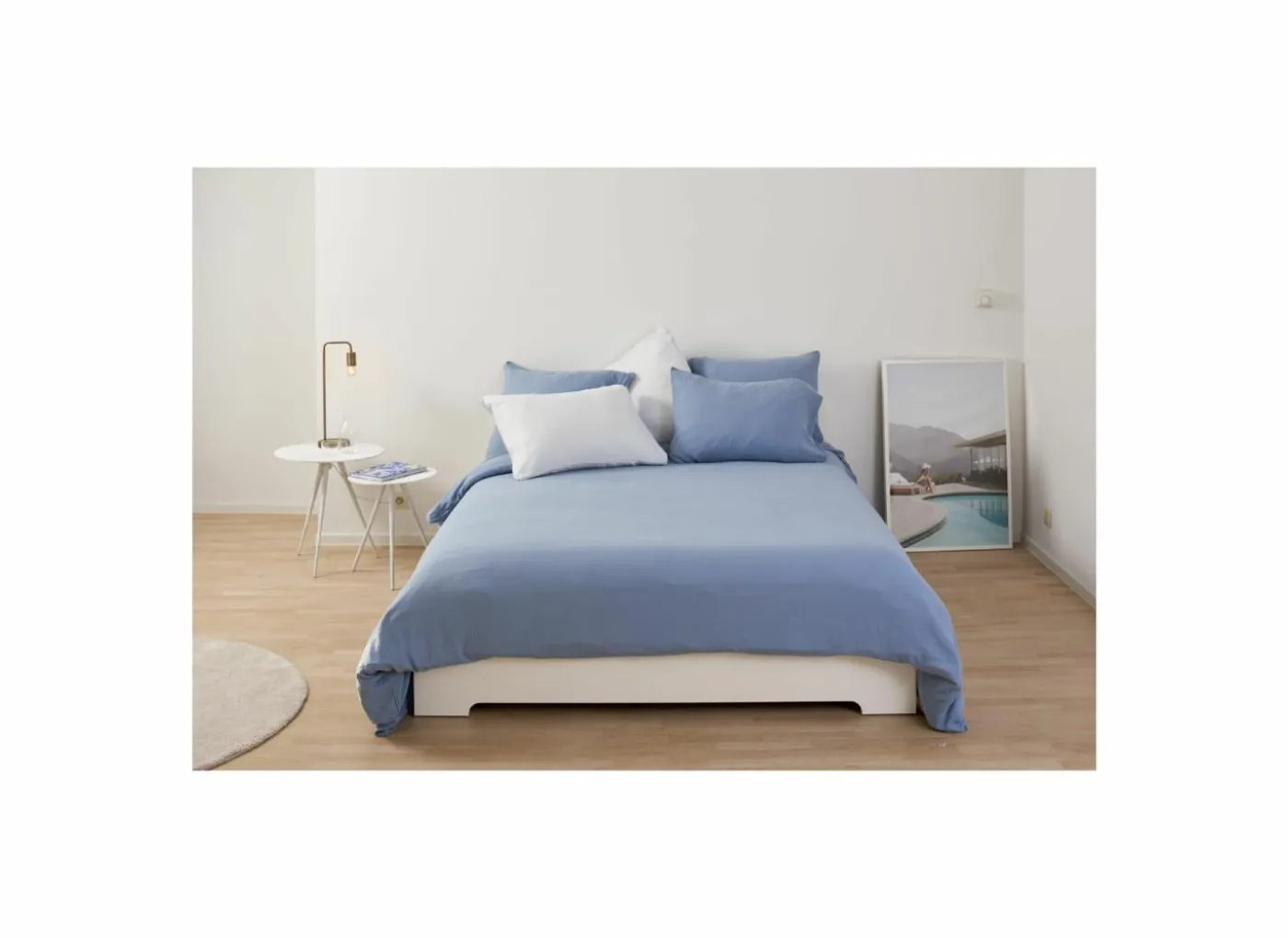 Dekbedovertrek 240x200/220cm - tetra katoen - jeans