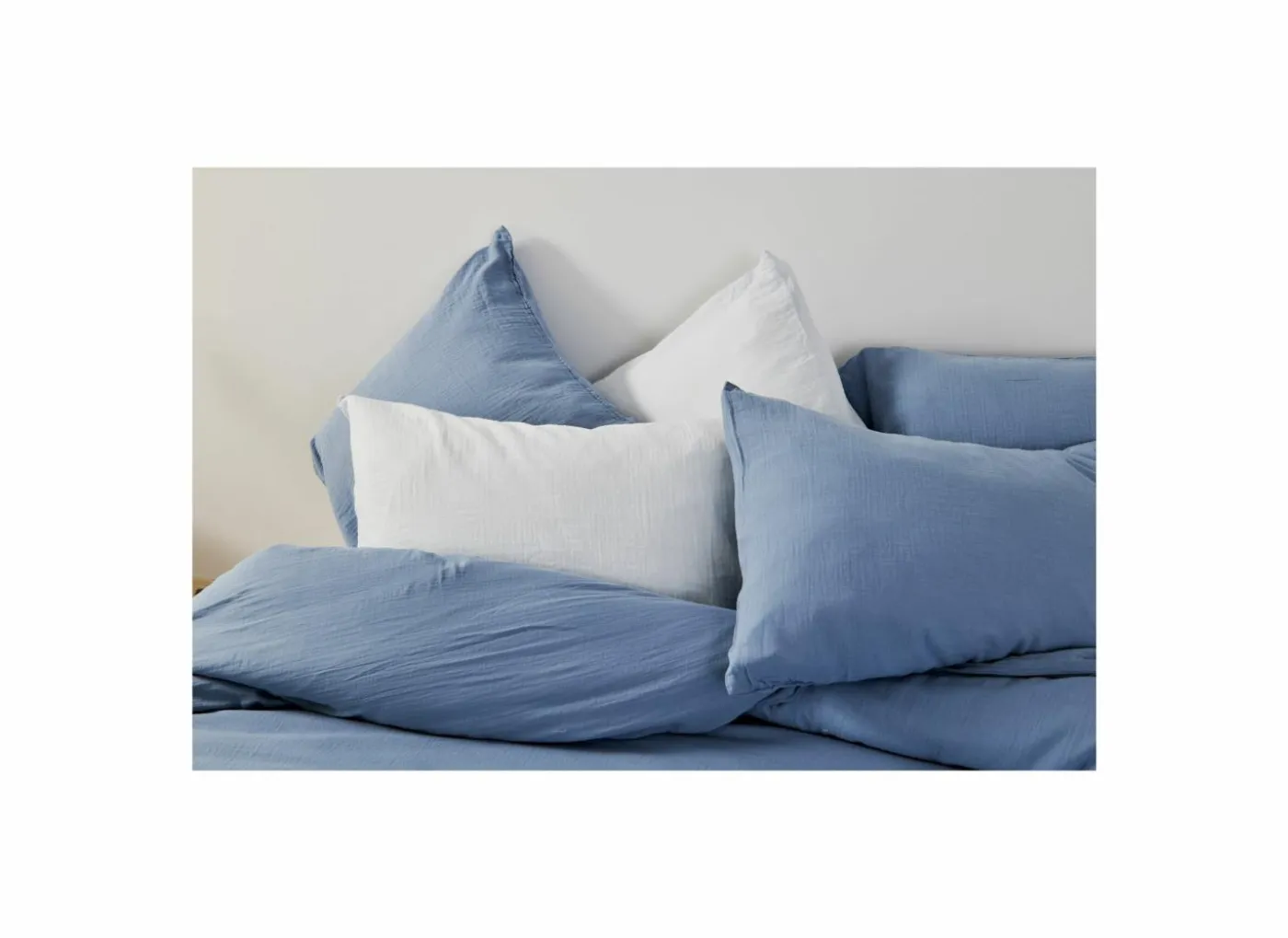 Dekbedovertrek 240x200/220cm - tetra katoen - jeans