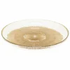 Dessertbord Celeste Ø20cm - glas - goud