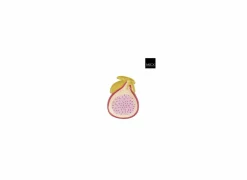 Dessertbord Vijg 14,5x19cm - stoneware - paars