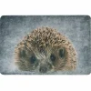 Deurmat Egel 75x50cm - polyester - grijs