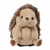 Deurstopper Egel H25cm - stof - bruin