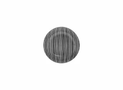 Diep bord Bohemia Zebra Ø20cm - porselein - zwart & wit