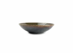 Diep bord Cirro  Ø21cm - porselein - groen