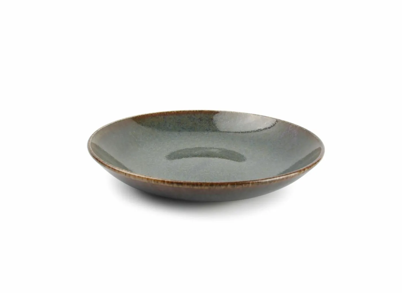 Diep bord Cirro Ø26cm - porselein - groen