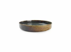 Diep bord Pila Ø24cm - porselein - groen & blauw