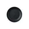 Diep bord Silueta Ø21cm - kunststof - zwart