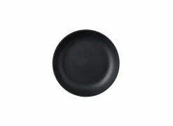 Diep bord Silueta Ø21cm - kunststof - zwart