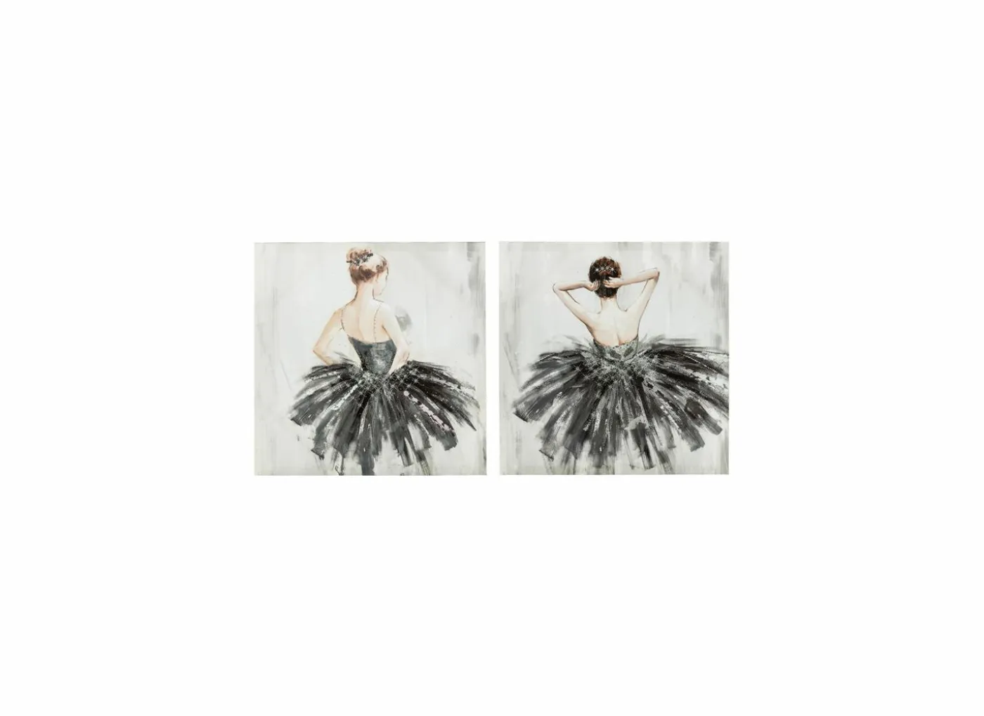 Doek met print Danseres 48x48cm