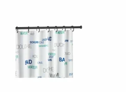 Douchestang 70/115cm zwart
