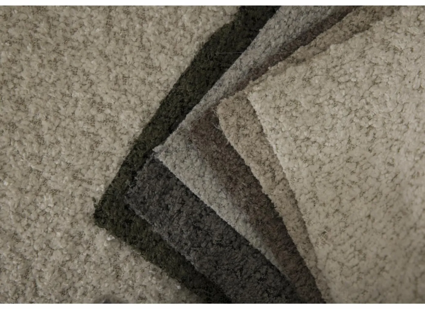 Draaifauteuil Alken 87x87x77cm - bouclé - beige