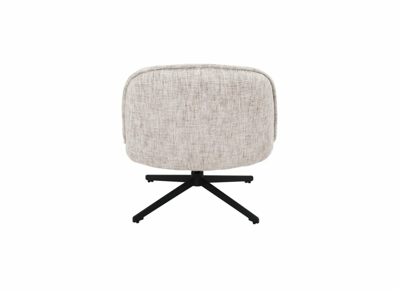 Draaifauteuil Area polyestervezel - beige - 76x70x80cm