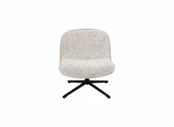 Draaifauteuil Area polyestervezel - beige - 76x70x80cm