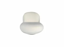 Draaifauteuil Criollo 91x95x71cm - bouclé - wit