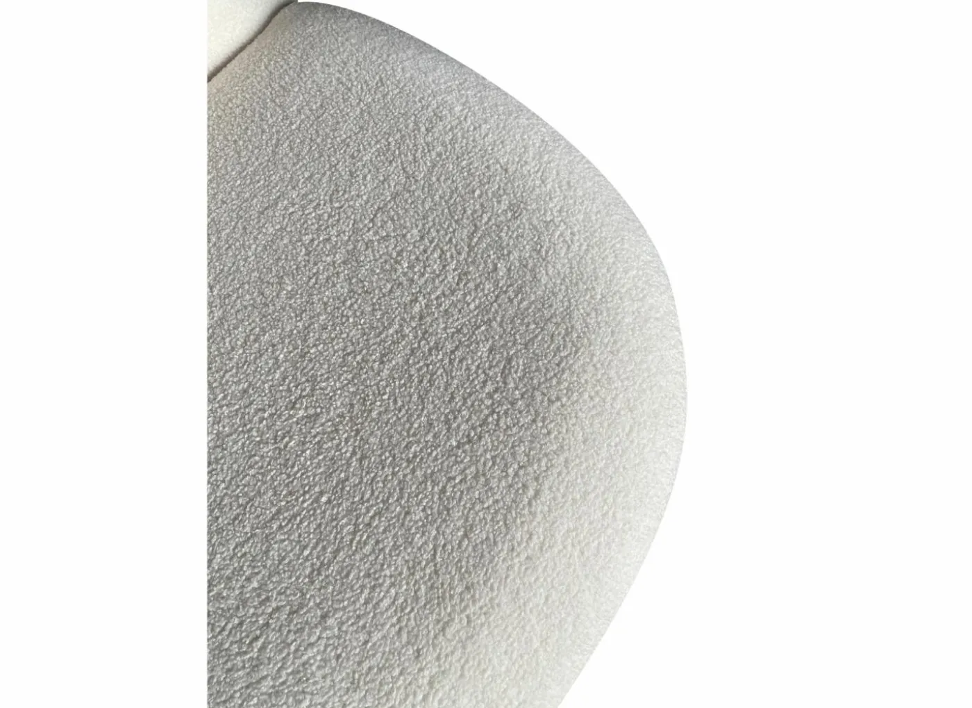 Draaifauteuil Criollo 91x95x71cm - bouclé - wit