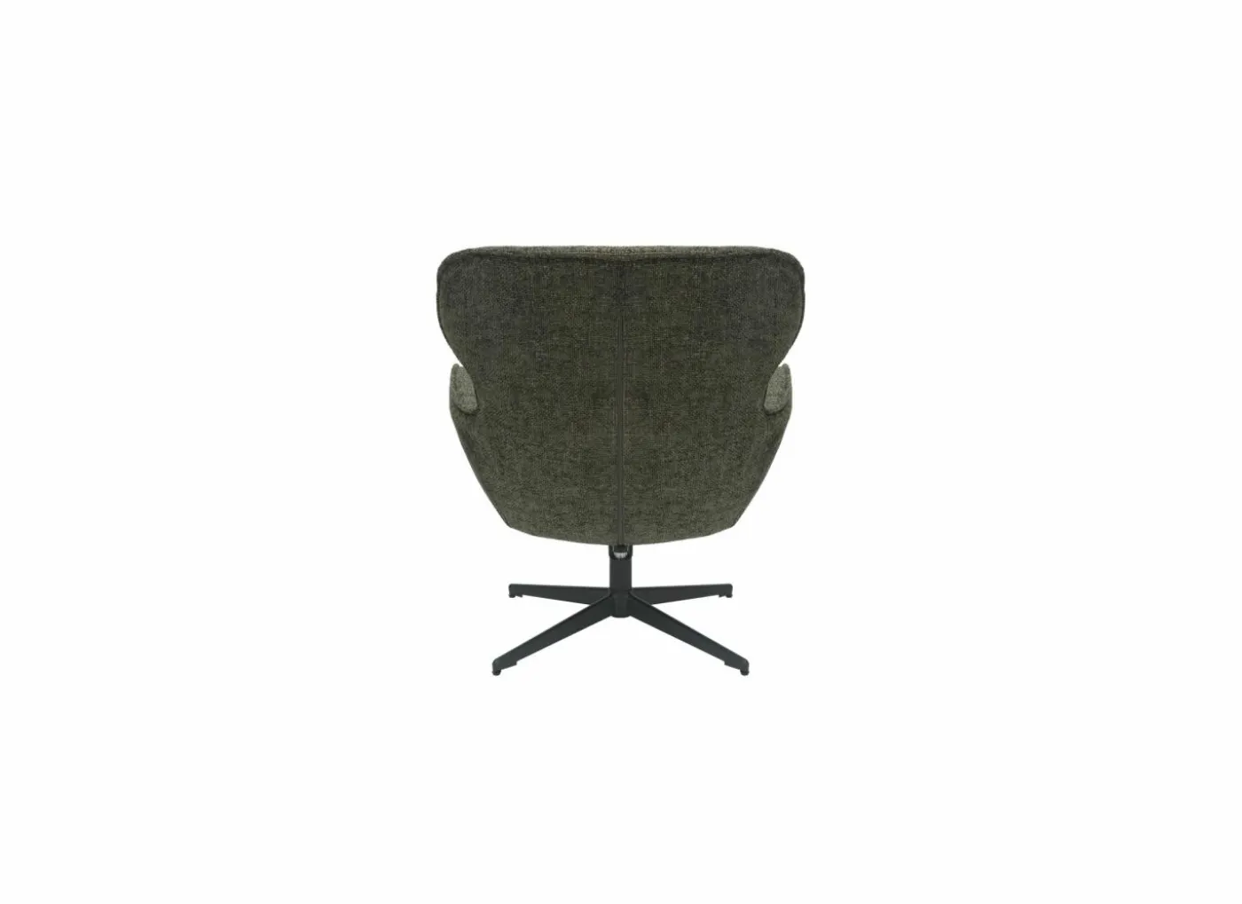 Draaifauteuil Federico 73x79x88cm - polyestervezel - donkergroen