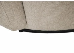 Draaifauteuil Gela 85x95x80cm - stof - lichtbruin