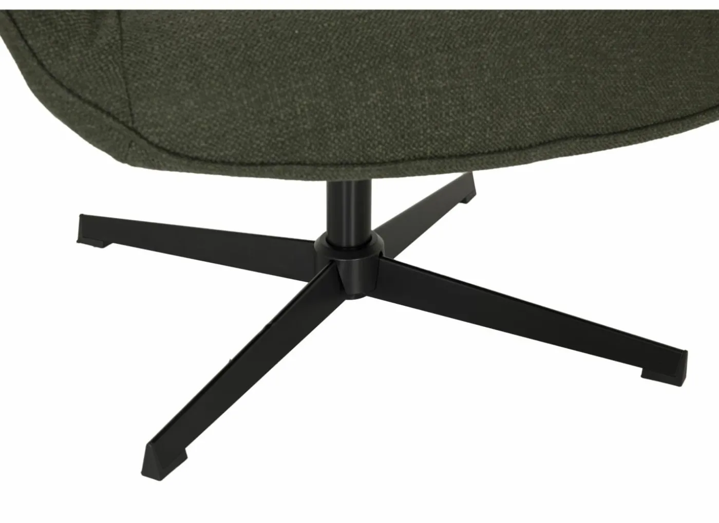 Draaifauteuil Grupetto 80,5x83x77cm - stof - groen