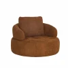 Draaifauteuil Lepanto stof - sunglow orange
