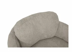 Draaifauteuil Noto Ø94x80cm - stof - beige