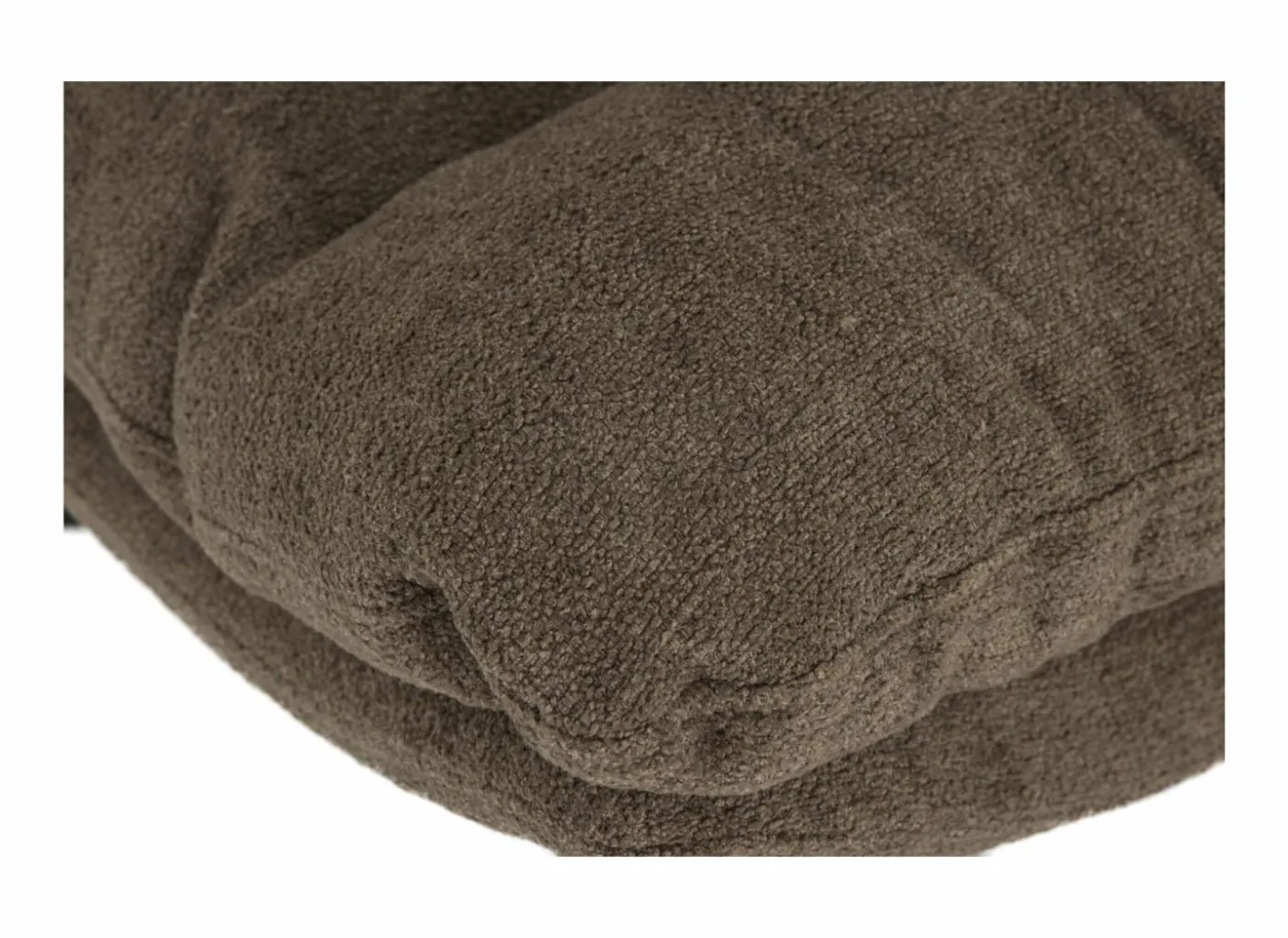 Draaifauteuil Pole Pole 82x92x100cm - stof - bruin