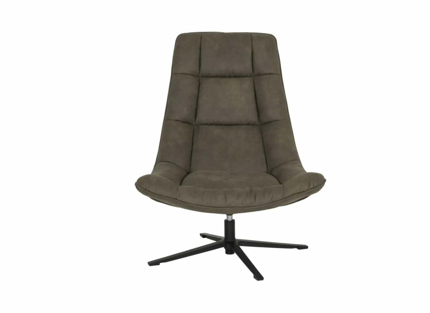 Draaifauteuil Slow 100x82x93cm - stof - groen