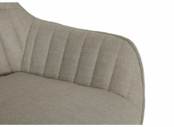 Draaifauteuil Tauris 78x90x82cm - stof - beige