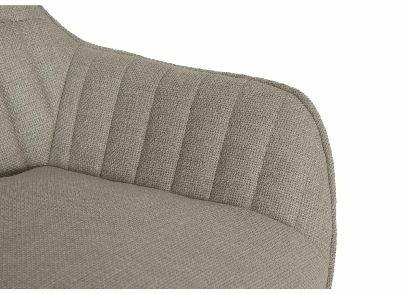 Draaifauteuil Tauris 78x90x82cm - stof - beige