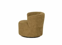 Draaifauteuil Vasto 83x80x71cm - stof - oker