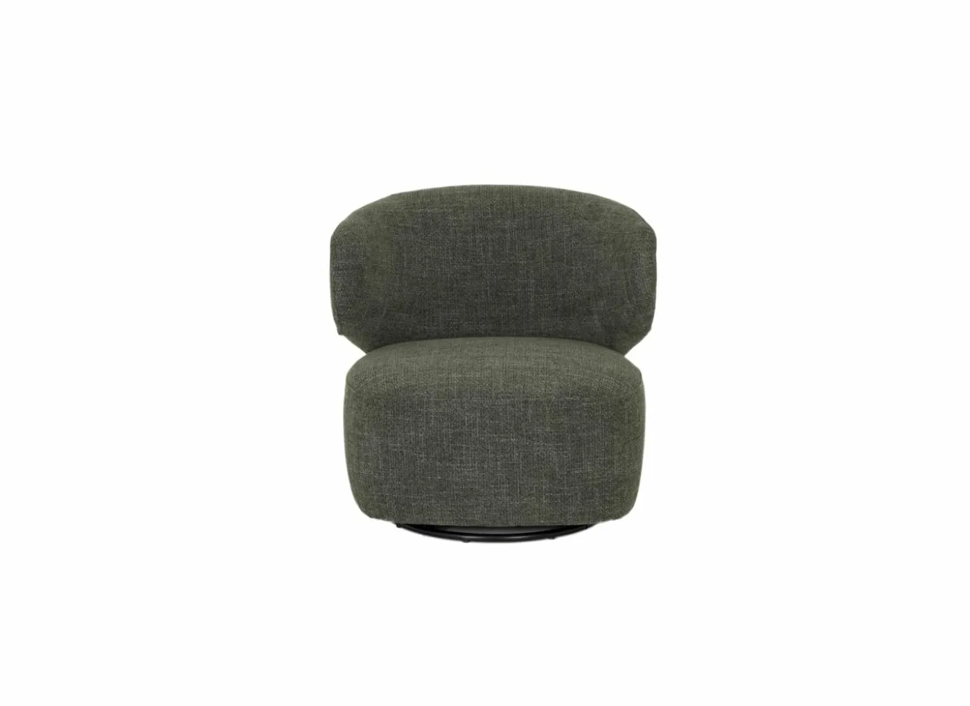 Draaifauteuil 80x81x70cm - katoen - chacha groen