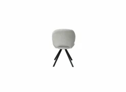Draaistoel Adrian 60x58x86cm - polyester - wit