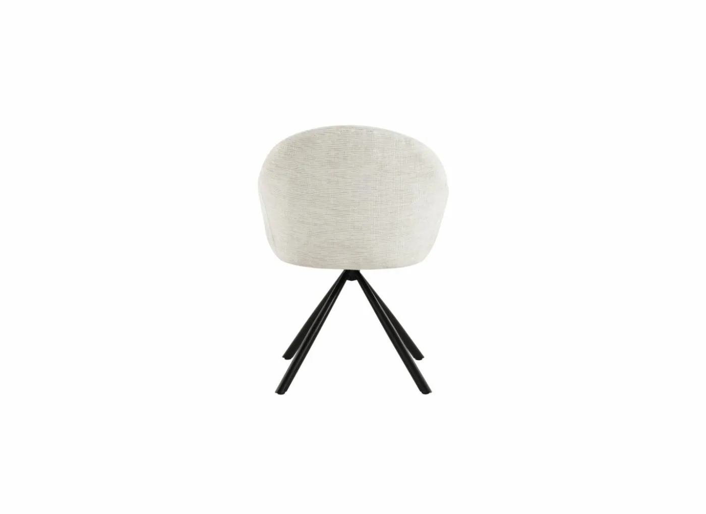 Draaistoel Alani 51,5x63x87cm - linnen - beige