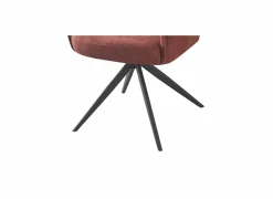 Draaistoel Bonzo 59x58x88cm - stof - rood