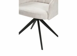 Draaistoel Bonzo 59x58x88cm - stof - wit