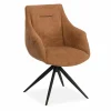Draaistoel Colin stof - cognac