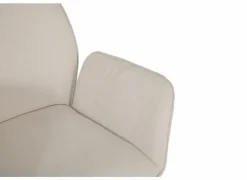 Draaistoel Hanna 68,5x62x90cm - stof - beige
