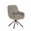 Draaistoel Jump 47x60x88cm - stof - grijs