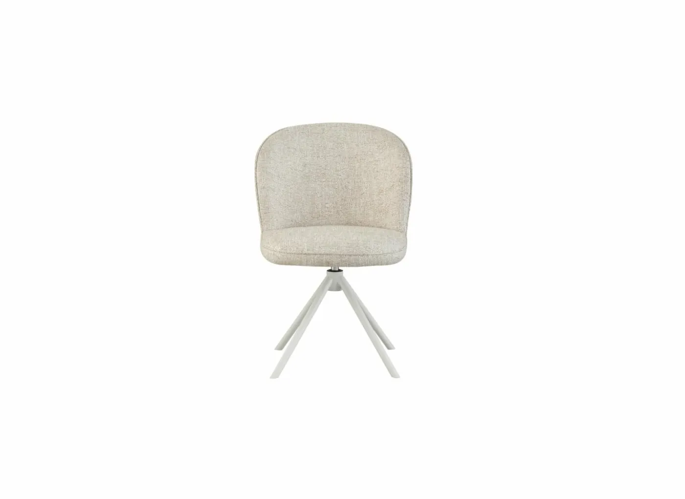 Draaistoel Kappa 55x49x85cm - stof - beige