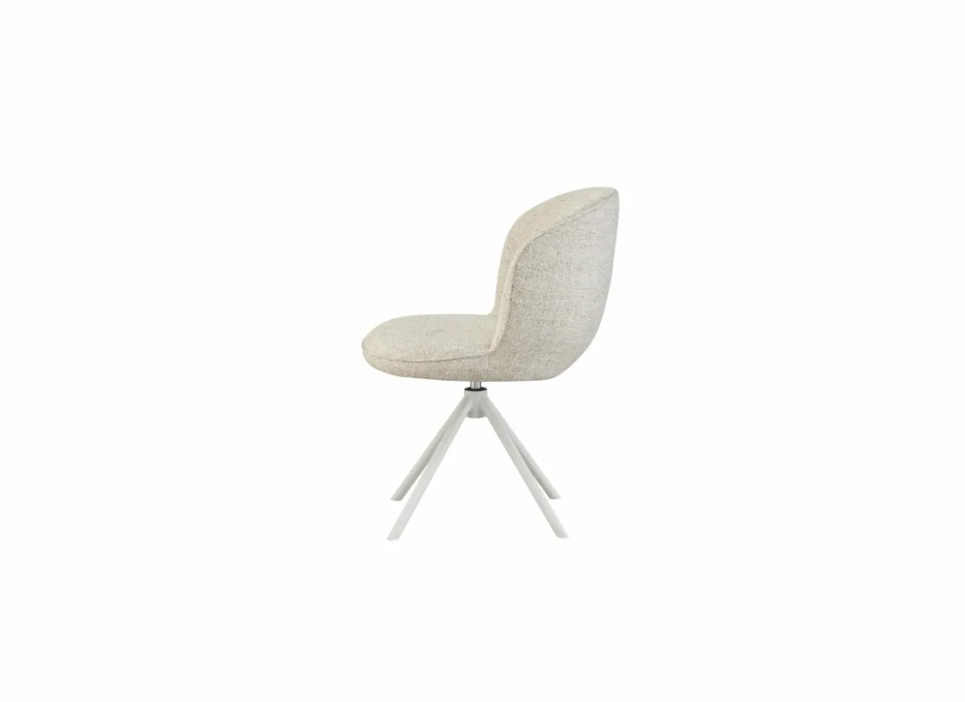 Draaistoel Kappa 55x49x85cm - stof - beige