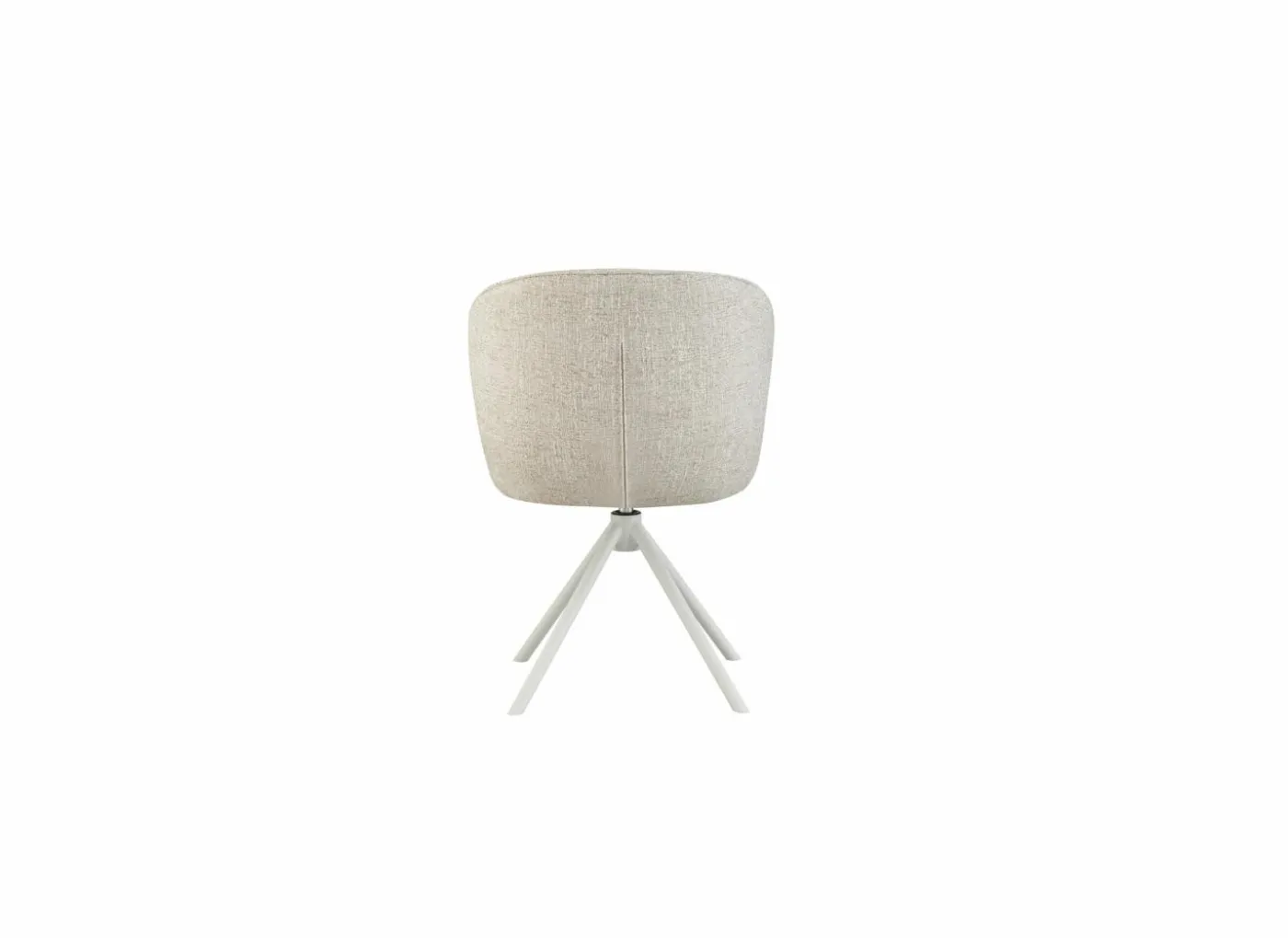 Draaistoel Kappa 55x49x85cm - stof - beige
