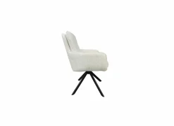 Draaistoel Kingsley 60x65x92,5cm - polyestervezel - beige