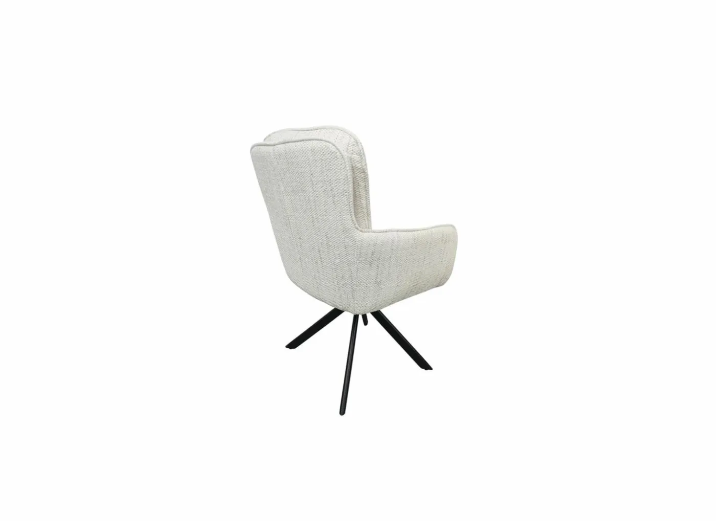 Draaistoel Kingsley 60x65x92,5cm - polyestervezel - beige