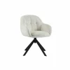 Draaistoel Mayday 60x61,5x80cm - polyestervezel - wit