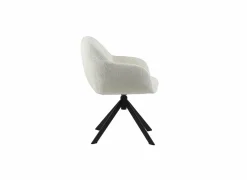 Draaistoel Mayday 60x61,5x80cm - polyestervezel - wit