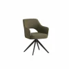 Draaistoel Mesa 55x48x84cm - stof - groen