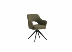 Draaistoel Mesa 55x48x84cm - stof - groen
